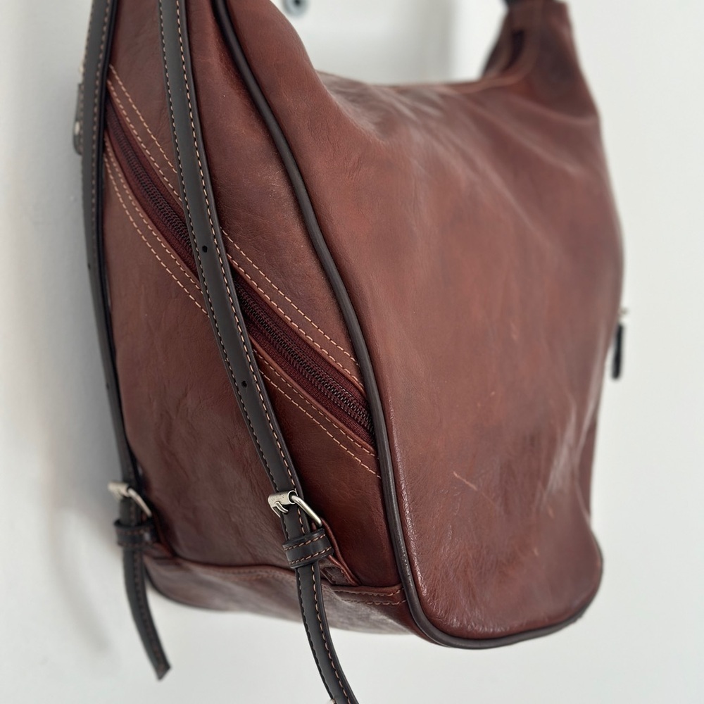 Mouflon Faux leather Backpack - tan/dark brown - Picture 10 of 11